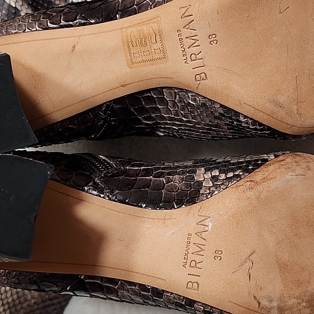 Alexandre Birman Benta Python Knee-High Boots Siz… - image 7